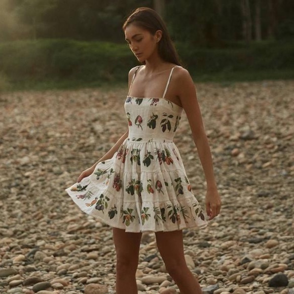 NWT Agua by Agua Bendita Lima Frutas Mini Dress - Picture 5 of 6